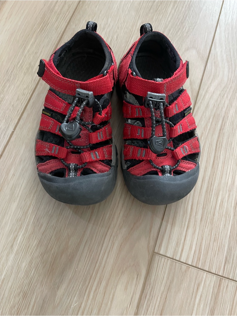 Keen Red Outdoor Closed-Toe Sandals - Toddler 11